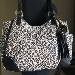 NEW LAMB LEATHER ISAAC MIZRAHI Bridgehampton Tote